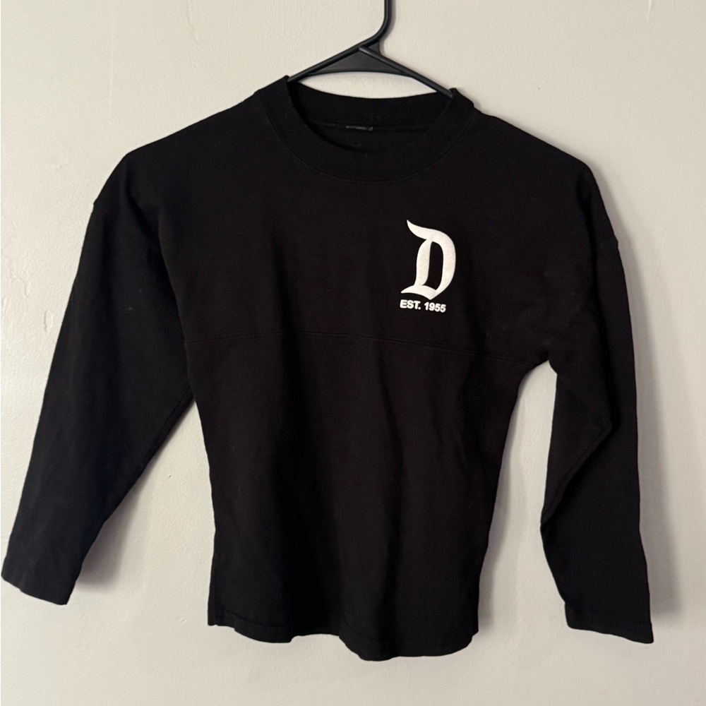 Disney Black Long Sleeve Kids Tee 5/6